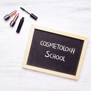 Cosmetology school. 