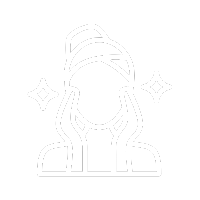 Icon of a woman cleaning her face