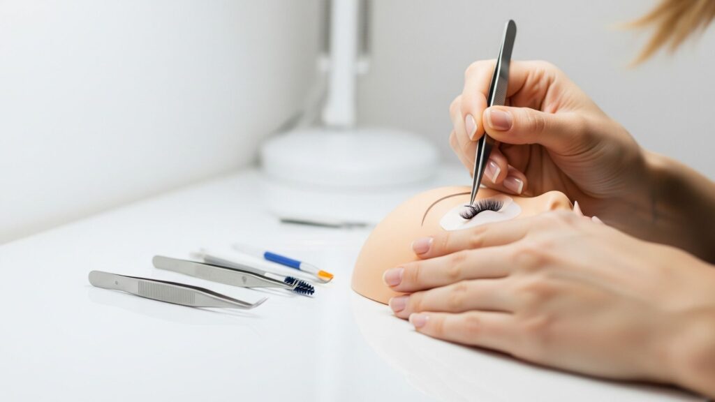 Professional learning eyelash extensions training