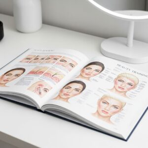 Textbook and learning materials for beauty training